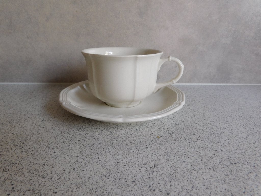 Kop 150 ml. en schotel Manoir Villeroy & Boch, Villeroy & Boch, Ophalen of Verzenden, Zo goed als nieuw, Overige stijlen