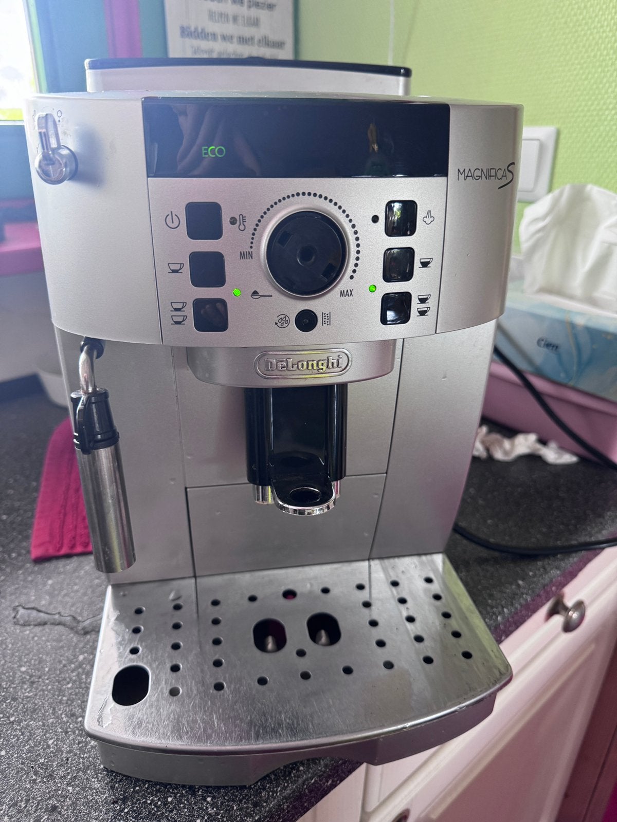 Nog goeie Delonghi magnificat S, Ophalen, Koffiemachine, Zo goed als nieuw, 2 tot 4 kopjes