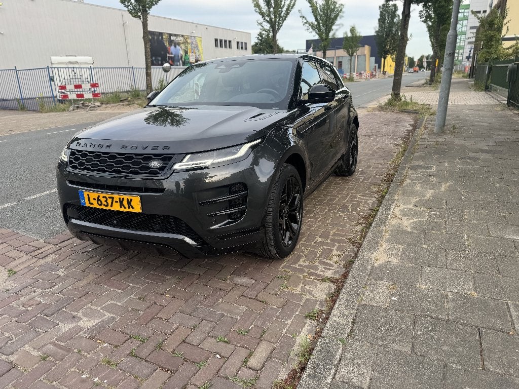 Land Rover Range Rover Evoque P300e 309pk Phev AWD Aut 2021, Automaat, 1498 cc, Zwart, 2092 kg