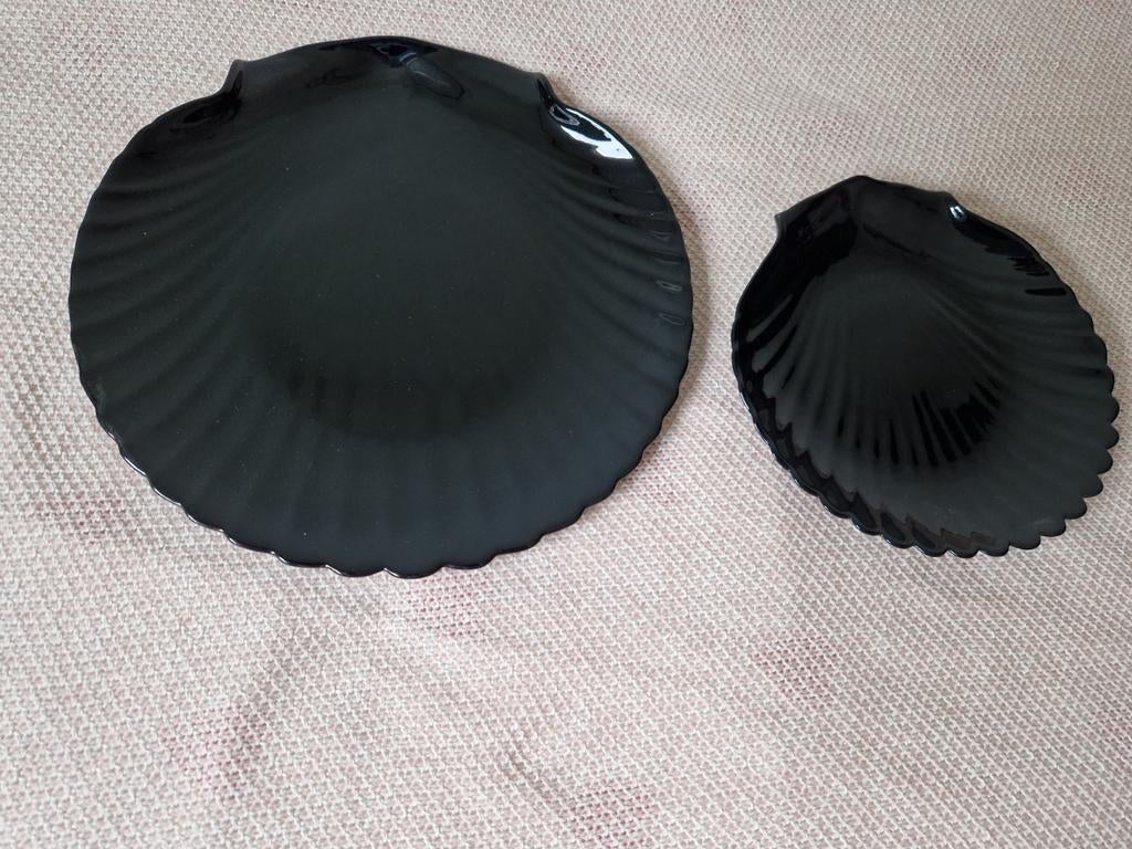 schalen schelp vorm, Schaal, Rond, Ophalen of Verzenden, Glas