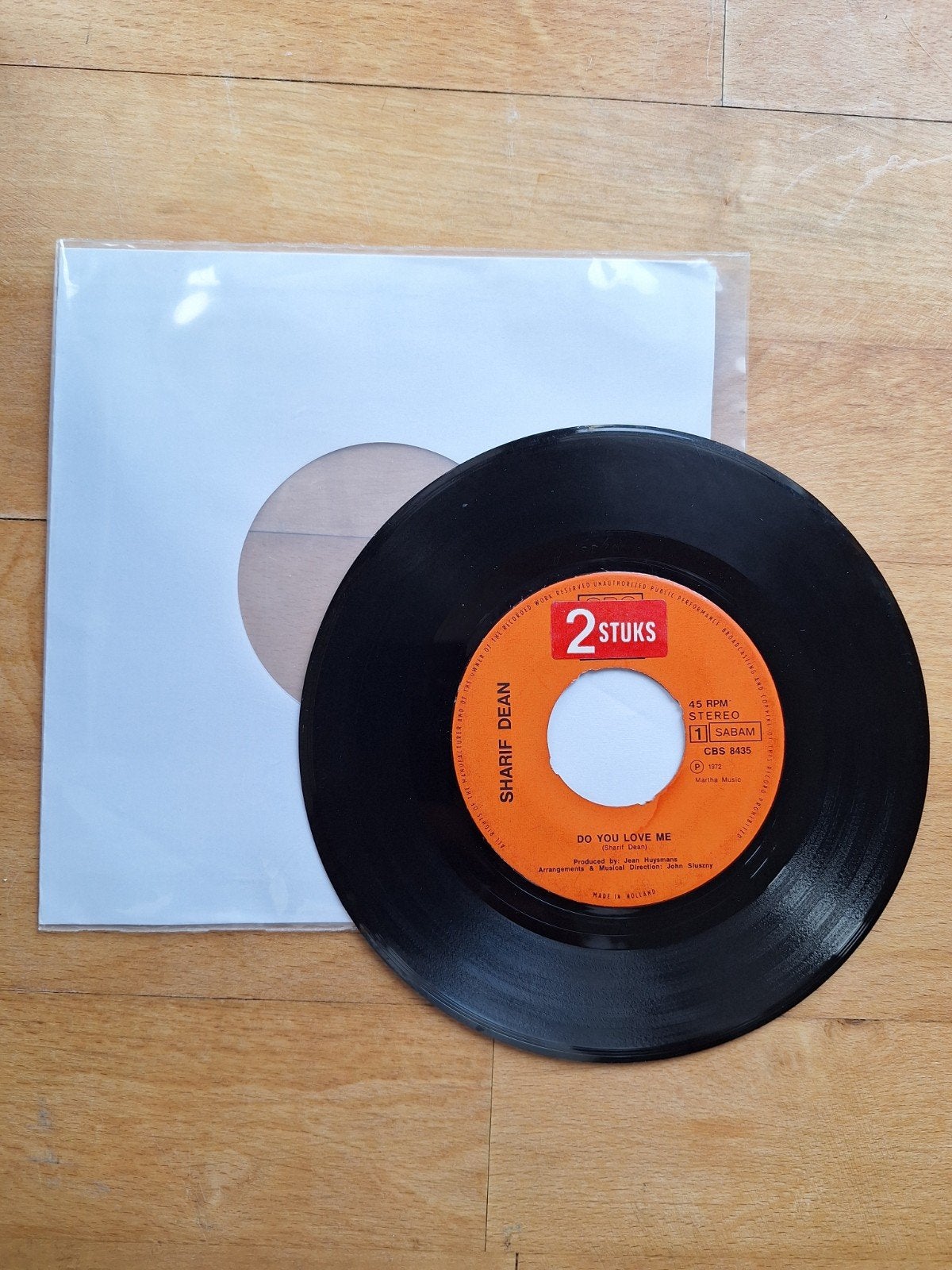 Sharif Dean - Do You Love Me / In The Summer Holidays, Cd's en Dvd's, Gebruikt, 7 inch, Ophalen of Verzenden, Pop