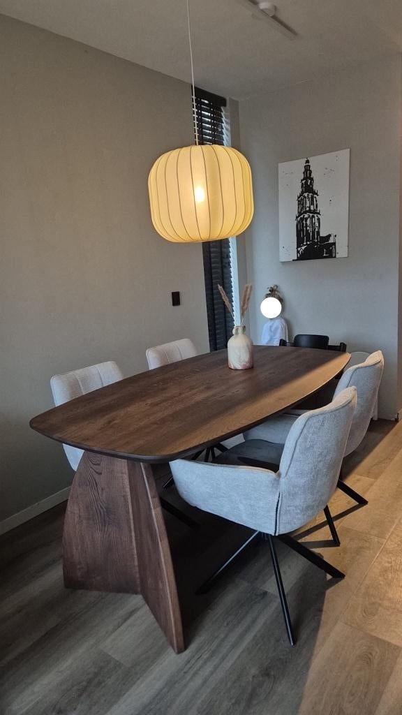 Foto 7 van Eiken eettafel op maat | Zelf samenstellen