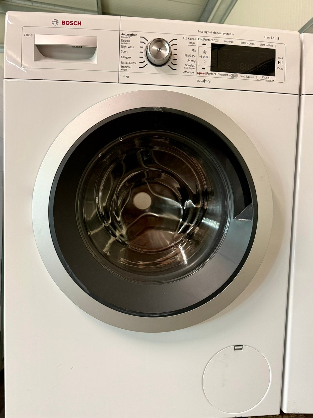 Refurbished l Bosch Serie 8 l Wasmachine 9KG l 1600 RPM, Witgoed en Apparatuur, Ophalen, 8 tot 10 kg, 85 tot 90 cm, 1600 toeren of meer