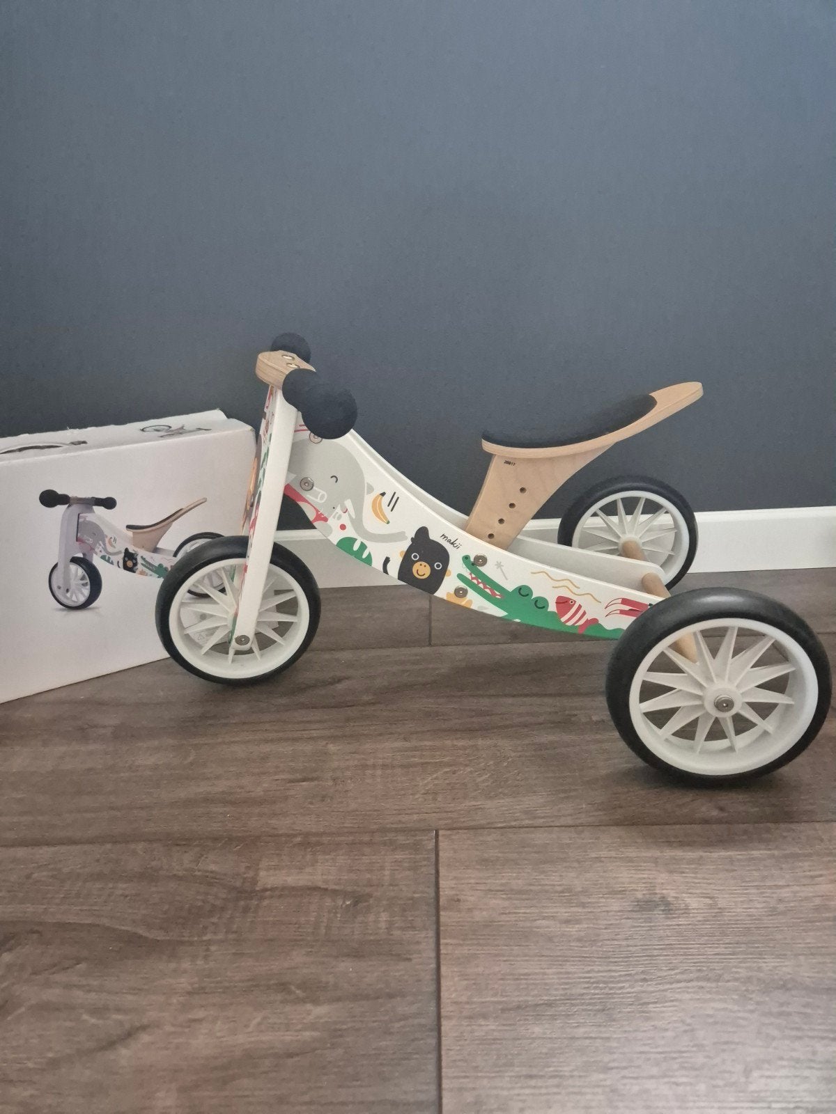 Kinderfeets Tiny Tot 2-in-1 Loopfiets/Loopwagen, Ophalen of Verzenden, Zo goed als nieuw, Loopfiets