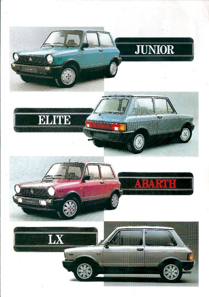 Folder Lancia A 112 1979, Ophalen of Verzenden, Gelezen, Overige merken