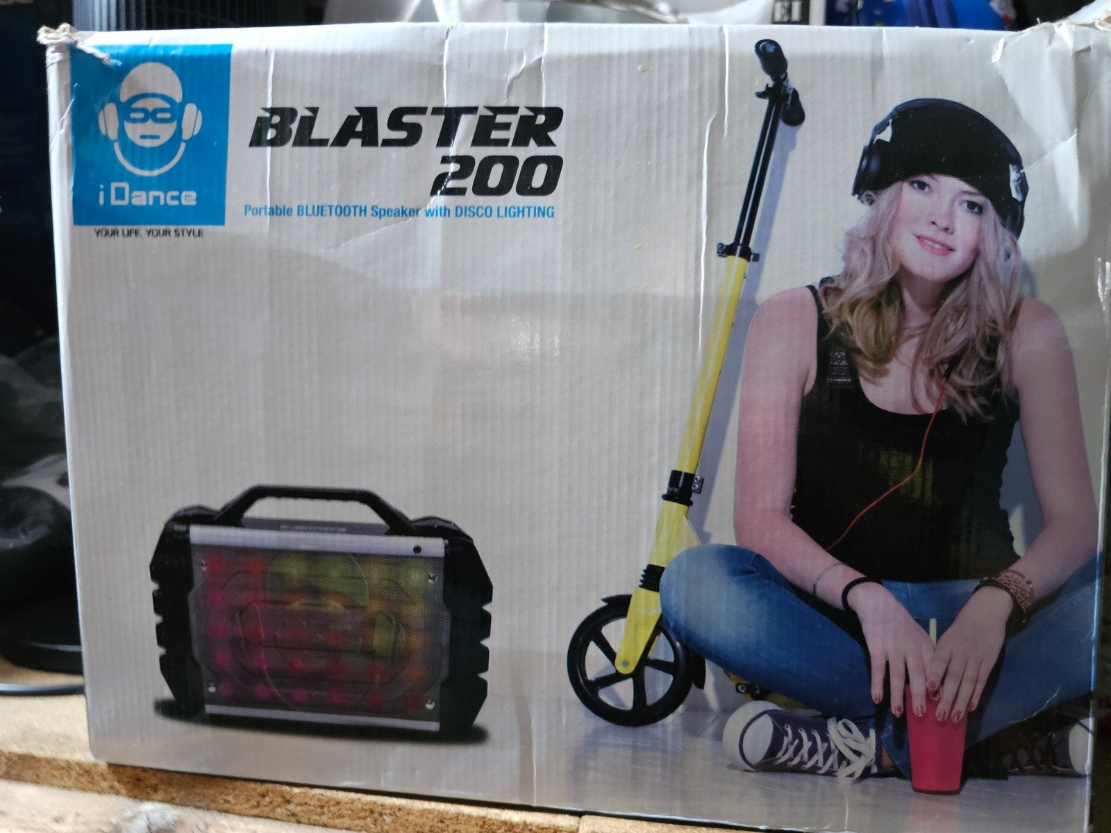 iDance Blaster 200 Draagbare Bluetooth Speaker met, Bluetooth, Nieuw, Ophalen, Overige merken