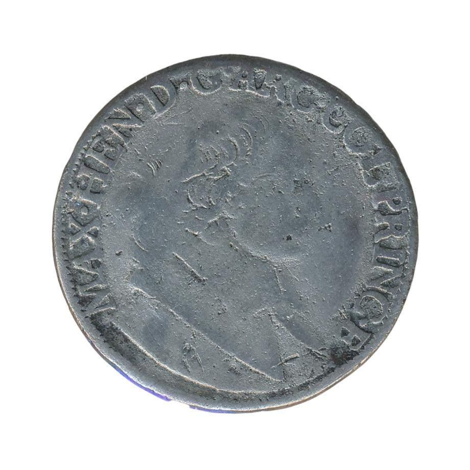 Luik (België) 1 Patagon 1674, Ophalen of Verzenden, België, Losse munt, Zilver