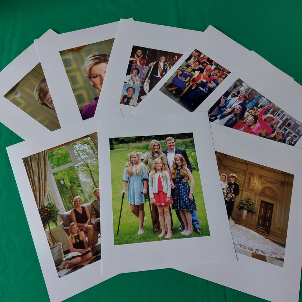 44x foto's koninklijke familie, Ophalen, Kaart, Foto of Prent