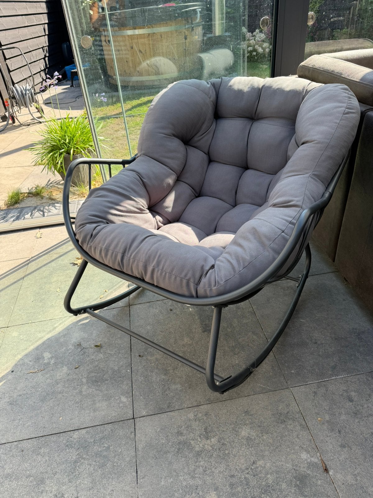 Royal Rocking II schommelstoel, Tuin en Terras, Tuinstoelen, Ophalen, Zo goed als nieuw