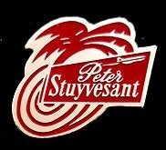 Peter Stuyvesant pin- rood epoxy, Verzamelen, Verzenden, Nieuw, Transport, Speldje of Pin