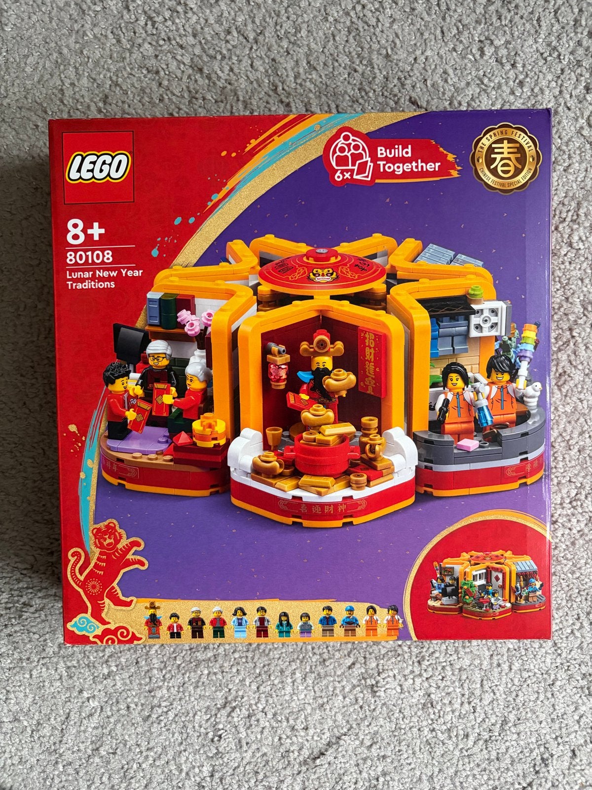 LEGO 80108 Chinese Nieuwjaar Tradities - Nieuwstaat, Lego, Overige thema's, Denemarken, Nieuw