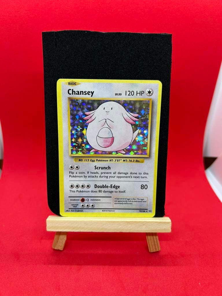 Pokémon Chansey Holo 70/108 XY, Ophalen of Verzenden, Zo goed als nieuw