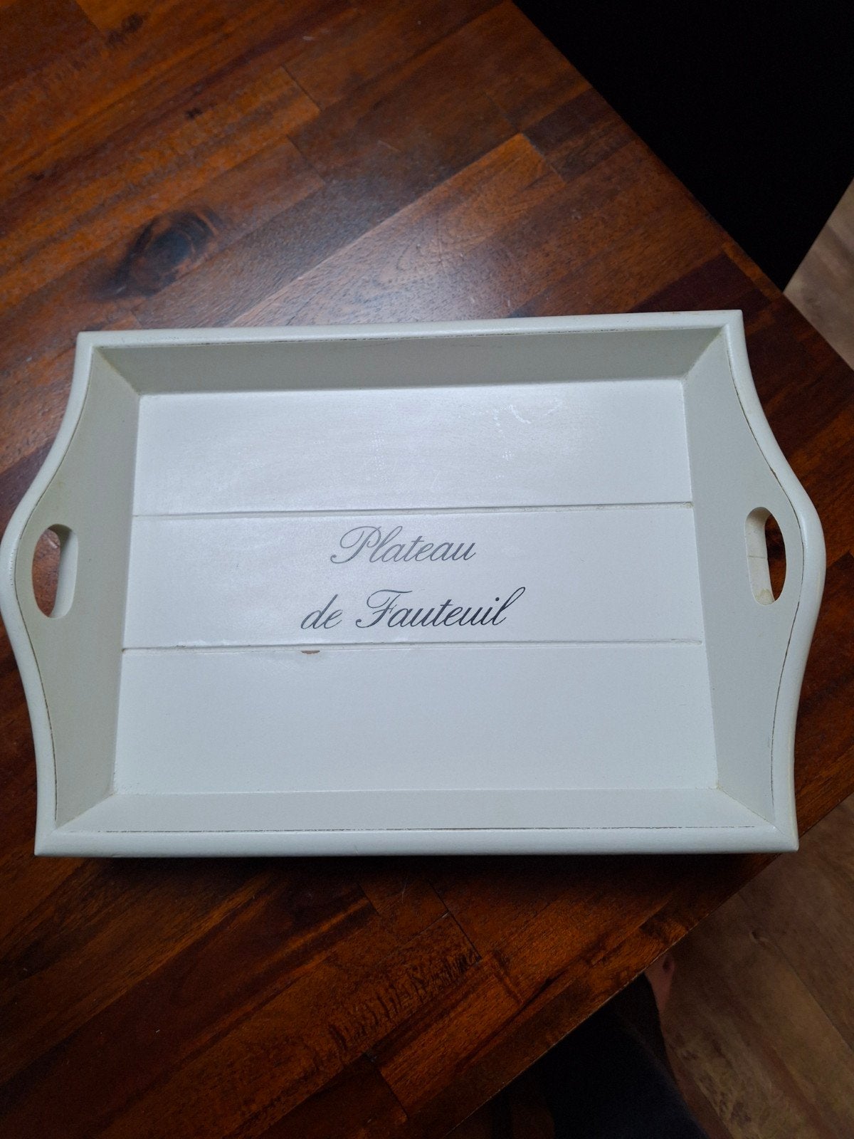 Riviera Maison Dienblad Plateau de Fauteuil, Huis en Inrichting, Woonaccessoires | Dienbladen, Gebruikt, Ophalen of Verzenden