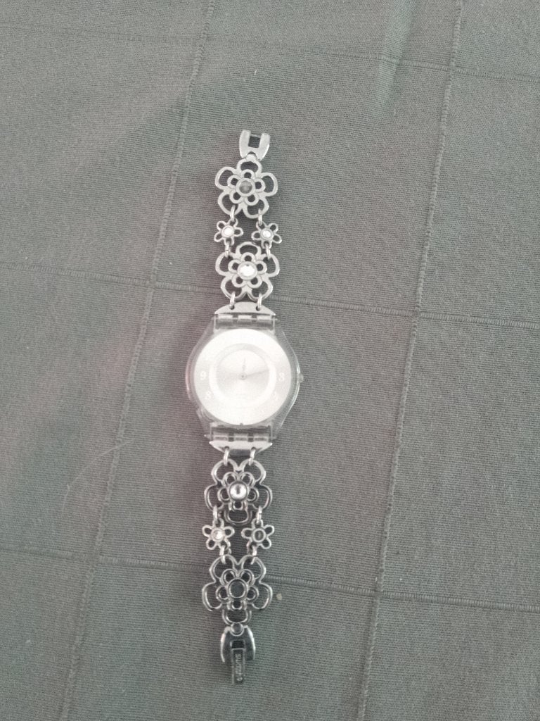 Swatch dameshorloge-origineel, Sieraden, Tassen en Uiterlijk, Horloges | Dames, Overige materialen, Gebruikt, Polshorloge, Ophalen of Verzenden