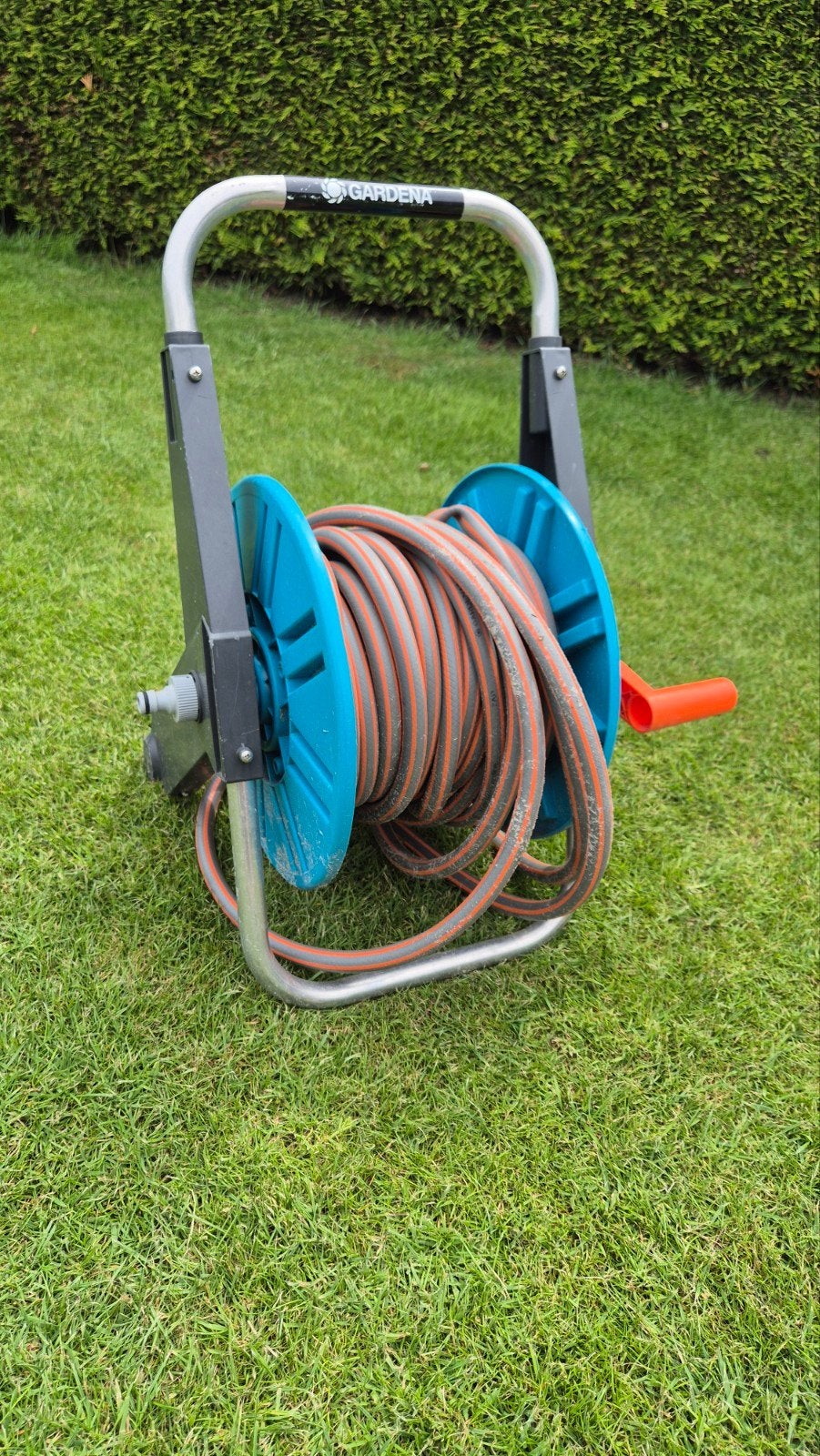 Gardena Tuinslanghaspel met slang, Tuin en Terras, Tuinslangen, Ophalen