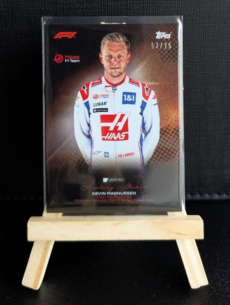 2023 Topps Lights out f1 Kevin Magnussen /75, Ophalen of Verzenden, Gebruikt, Plaatje