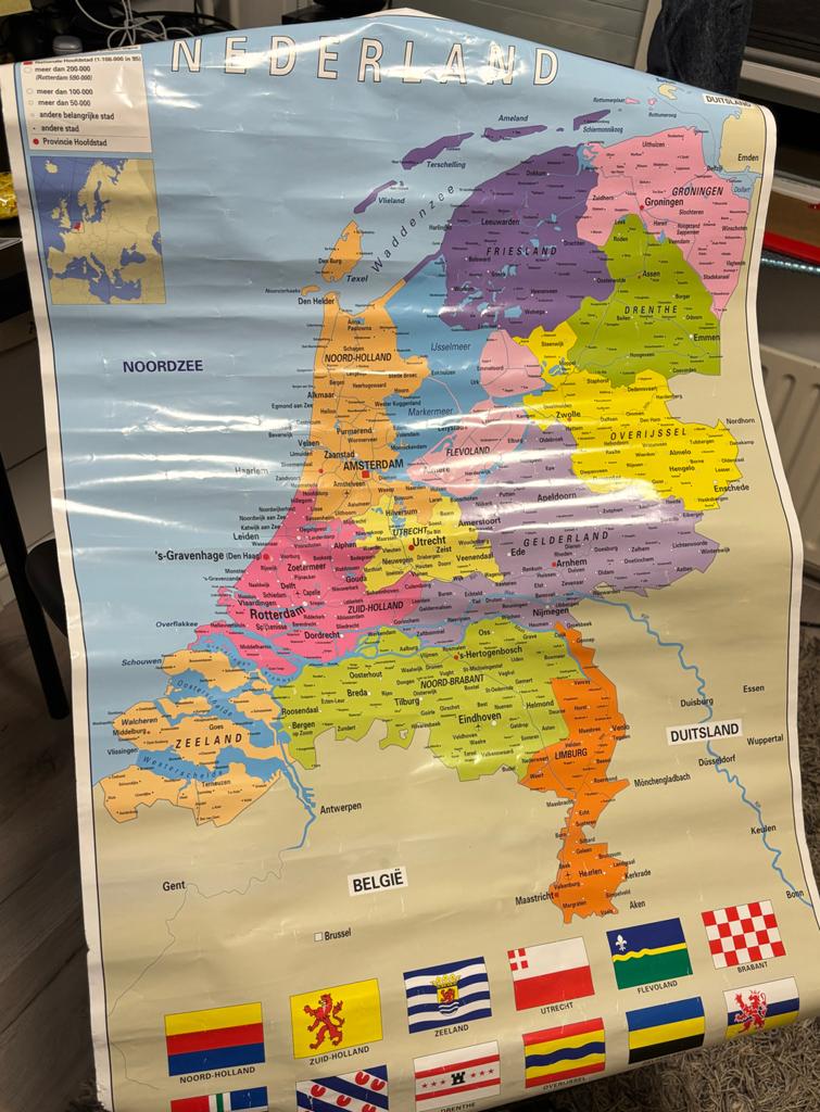 Grote Landkaart Nederland, Ophalen, 2000 tot heden, Nederland, Landkaart