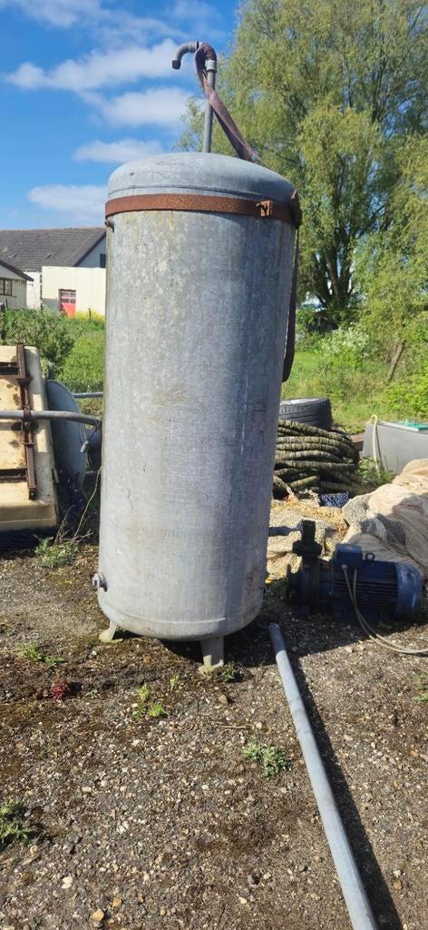 te koop gegalvaniseerde 1000 liter druk vat tank, Ophalen