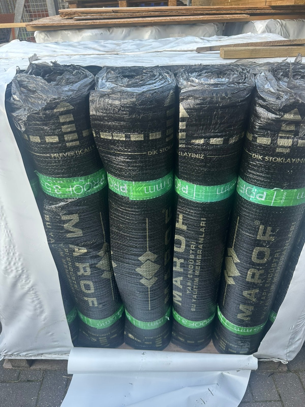 Nieuwe dakbedekking   5 meter met leislag 5€ per rol, Ophalen, Overige materialen, Nieuw, 15 m² of meer