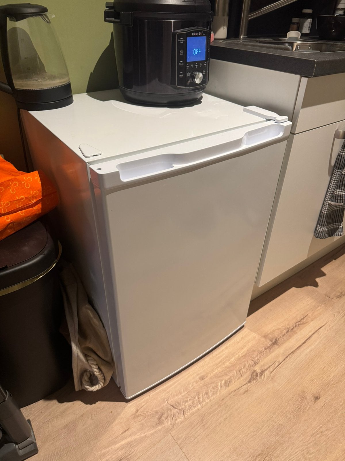 IKEA LAGAN Fridge with Freezer 97/16L, Ophalen, 200 liter of meer, 160 cm of meer, Zo goed als nieuw