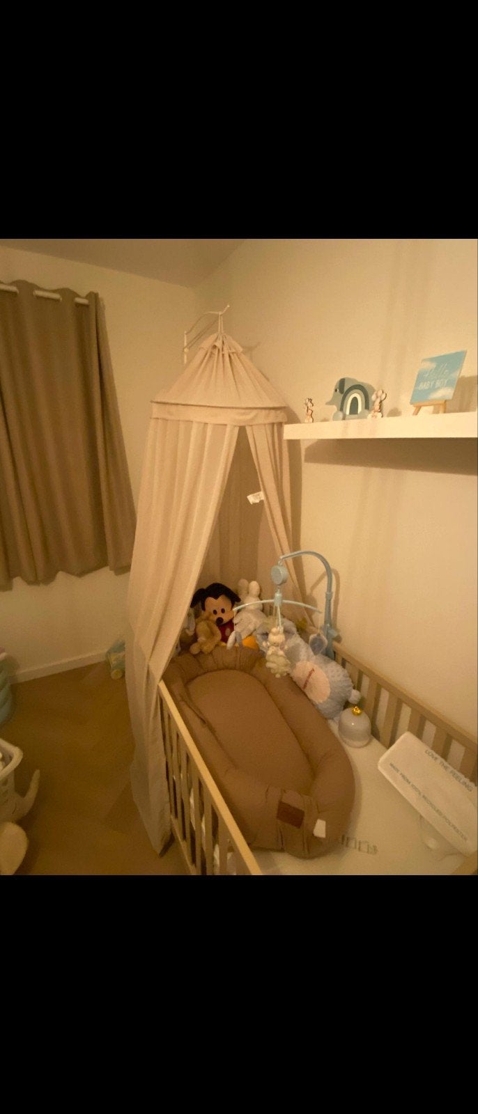 Klamboe Baby's Only Warm Linen inclusief standaard NIEUW, Ophalen, Nieuw, Klamboe