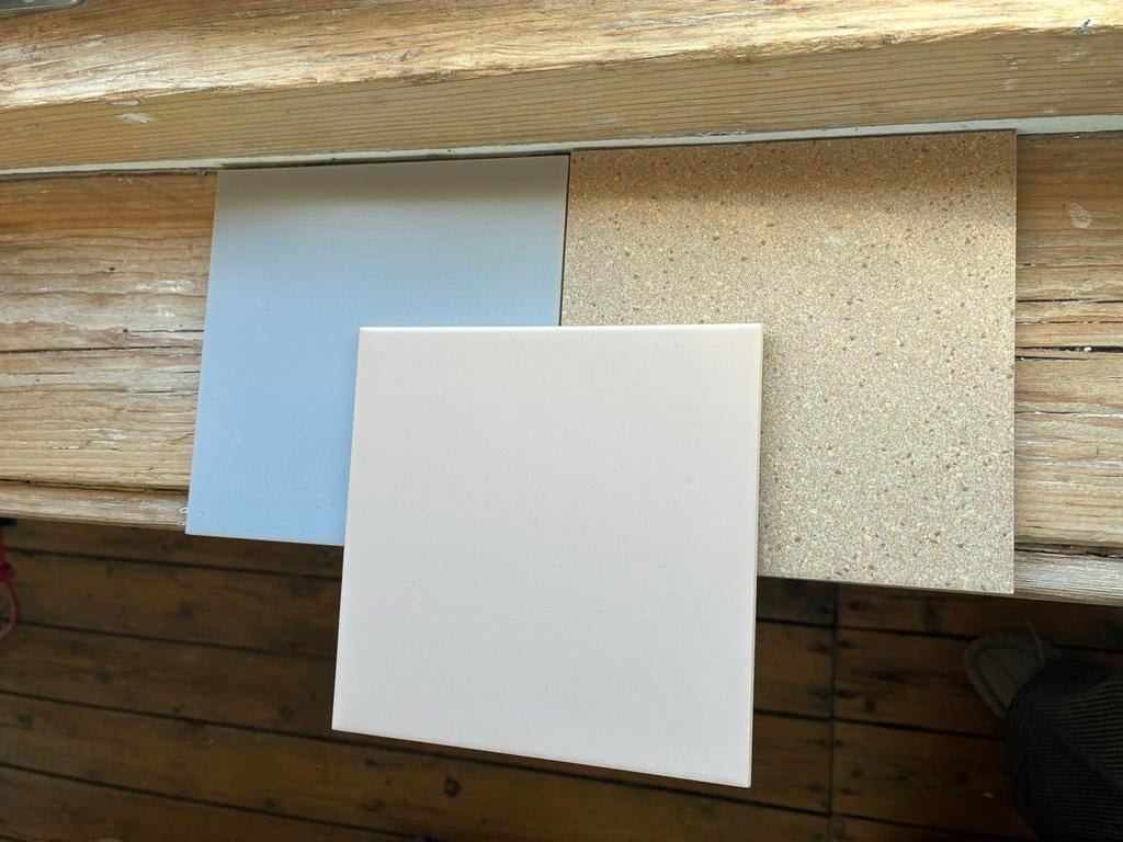 15x15 matte Mosa tegels, ideaal voor mozaïek of patroon., Ophalen, Keramiek, Overige typen, Nieuw
