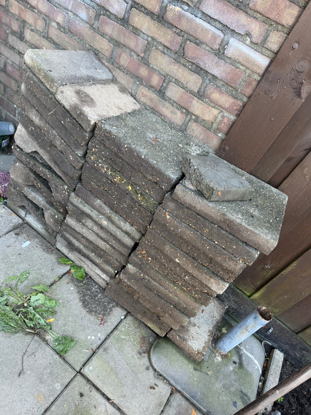 Gratis tegels af te halen 30x30, Tuin en Terras, Ophalen of Verzenden, Zo goed als nieuw, Beton, Terrastegels