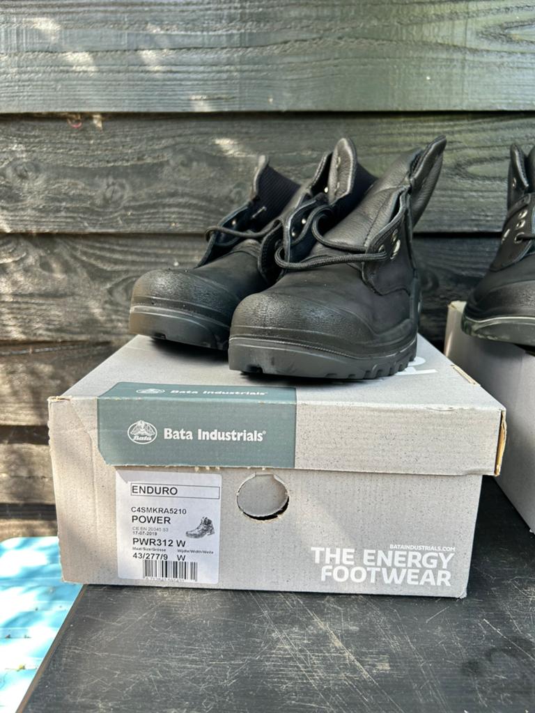2x Nieuwe Bata PWR312 W S3 Werkschoenen maat 43 – in doos, Ophalen of Verzenden, Nieuw
