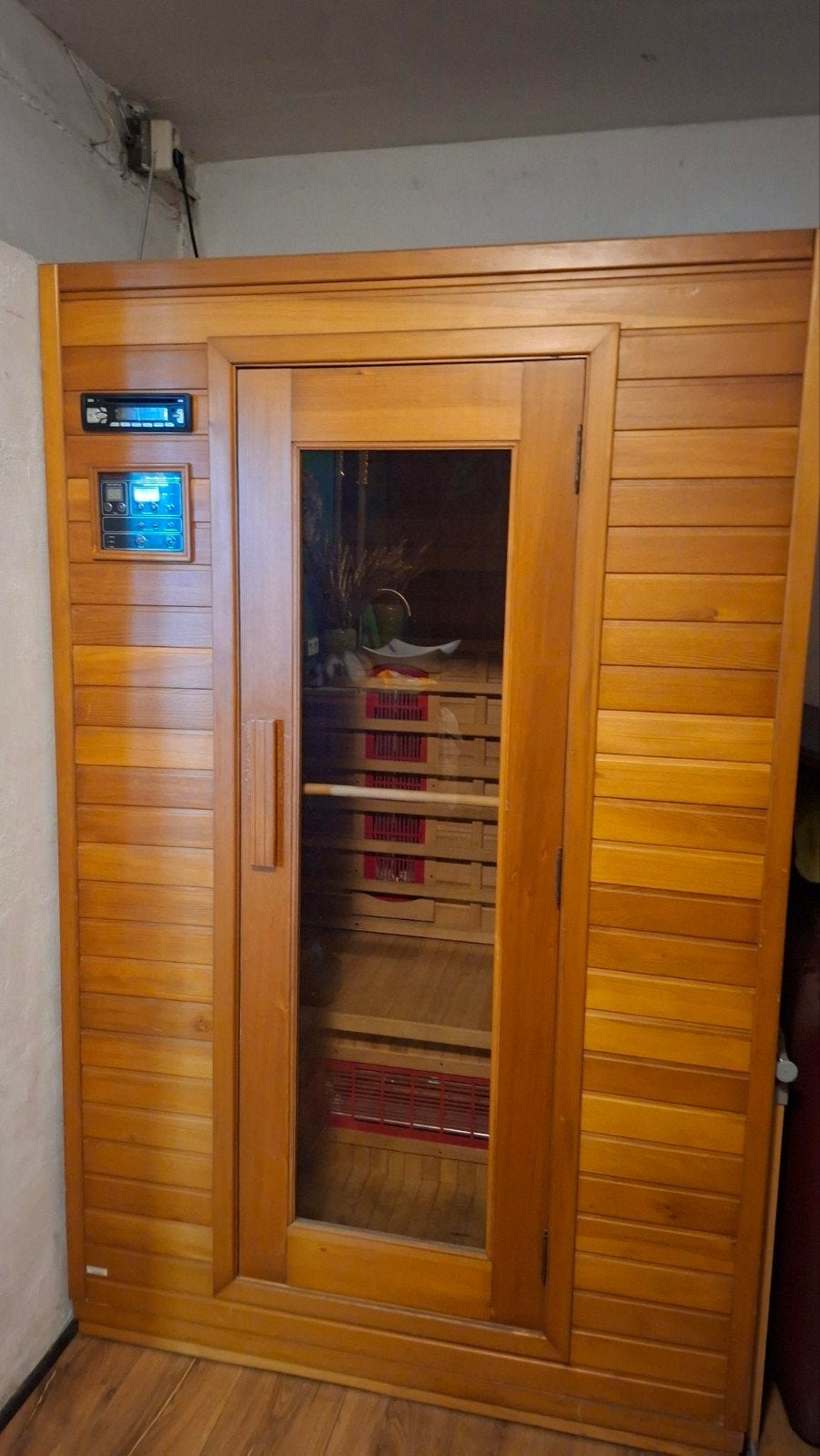infraroodsauna, Ophalen, Gebruikt, Infrarood, Complete sauna
