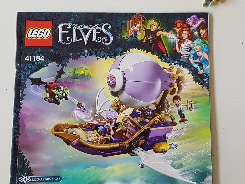 Lego Elves 41184 Aira's Luchtschip en de Jacht op het Amulet, Compleet, Overige thema's, Lego, Ophalen of Verzenden