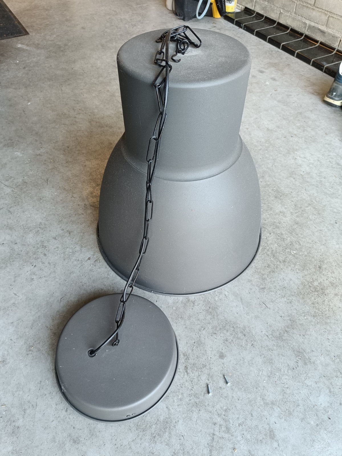 Hanglamp Ikea Hektar 47cm, Ophalen, Zo goed als nieuw, E27 (groot)