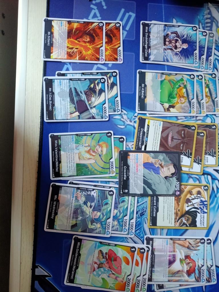 One Piece Kaarten crocodile begin deckcore, Ophalen of Verzenden, Nieuw, Meerdere kaarten, Foil