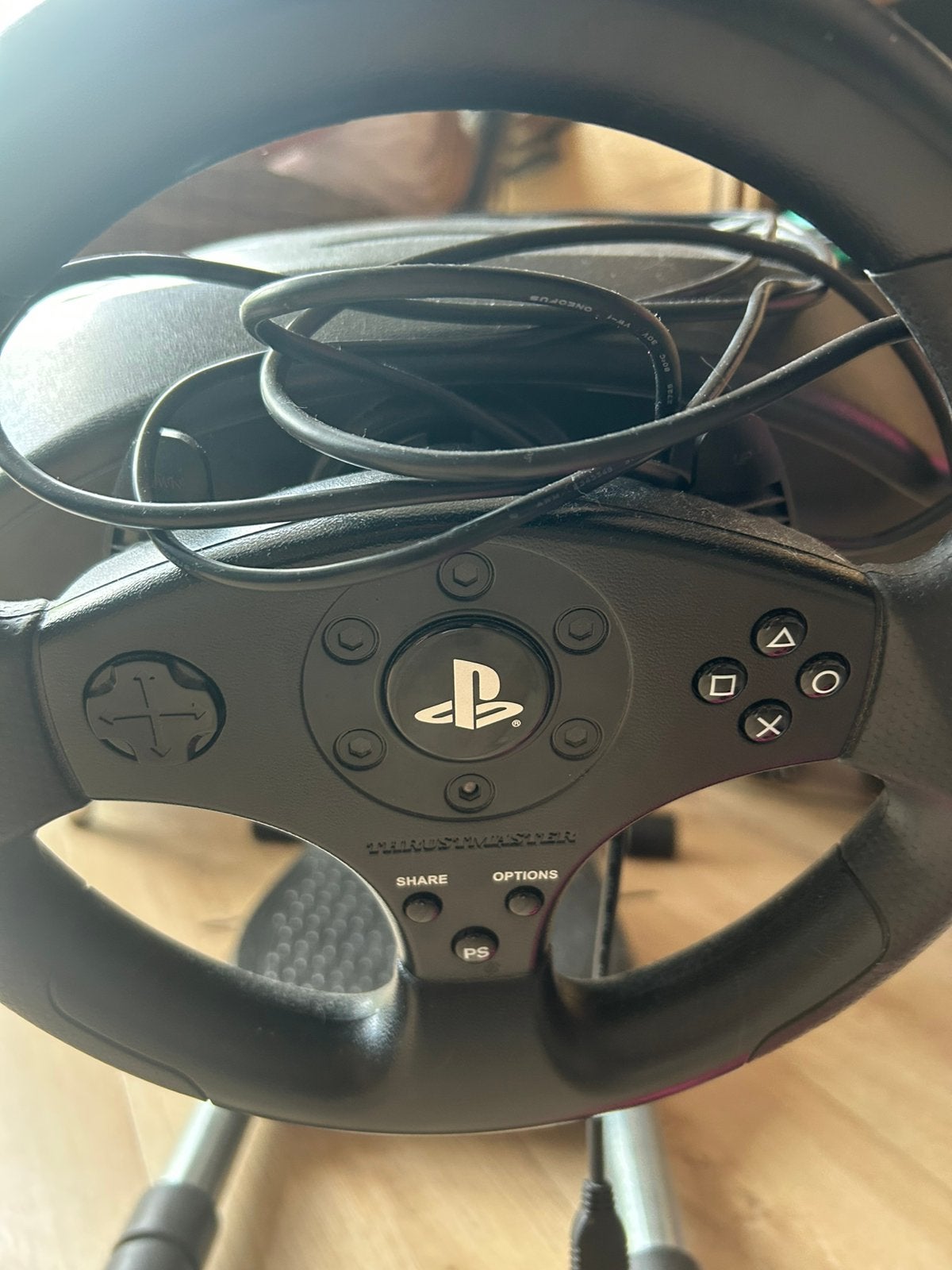 Thrustmaster steering wheel pro, Ophalen, Gebruikt, Stuur of Pedalen, PlayStation 1