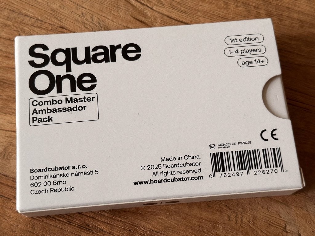 Square One Combo Master Ambassador Pack, Ophalen of Verzenden, Nieuw