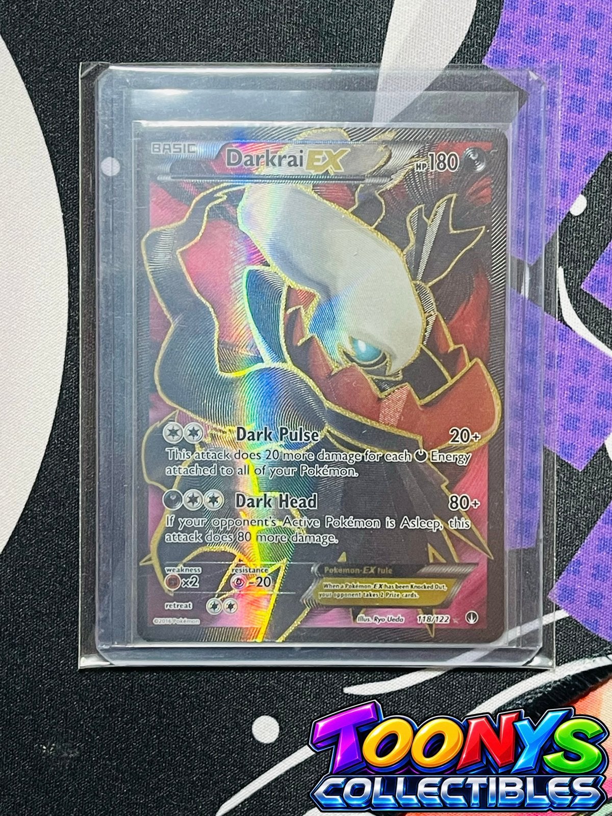 Pokemon TCG - Darkrai EX - 118/122, Ophalen of Verzenden, Zo goed als nieuw