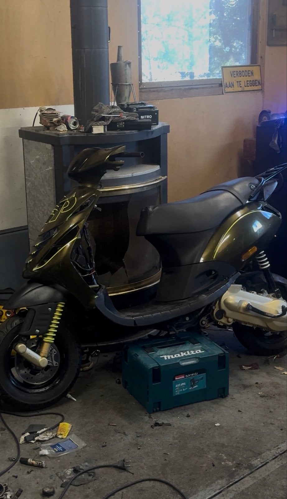 Piaggio Zip 172cc brom kenteken, Ophalen of Verzenden, Gebruikt, Tweetakt