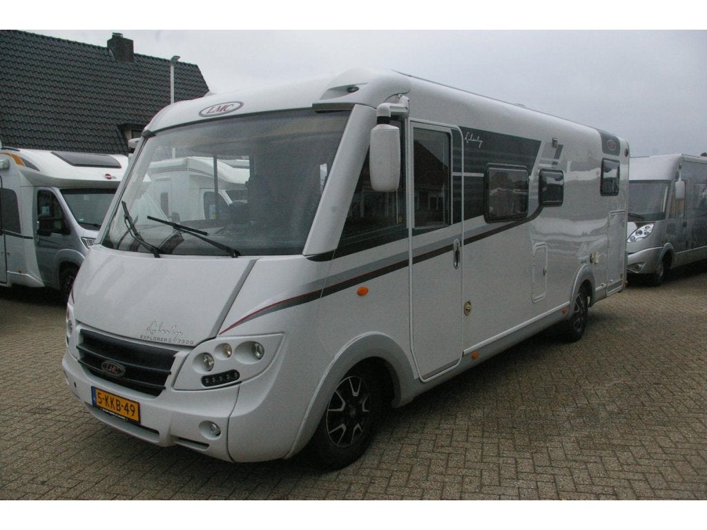 LMC Explorer I 730 G Automaat, Enkele bedden, XXL Garage., Ringverwarming, Fiat, Luifel, Bedrijf