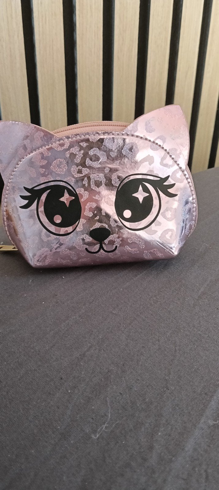 Leuke Roze Katten Make-up Tasje / Etui, Verzenden, Roze, Gehele gezicht