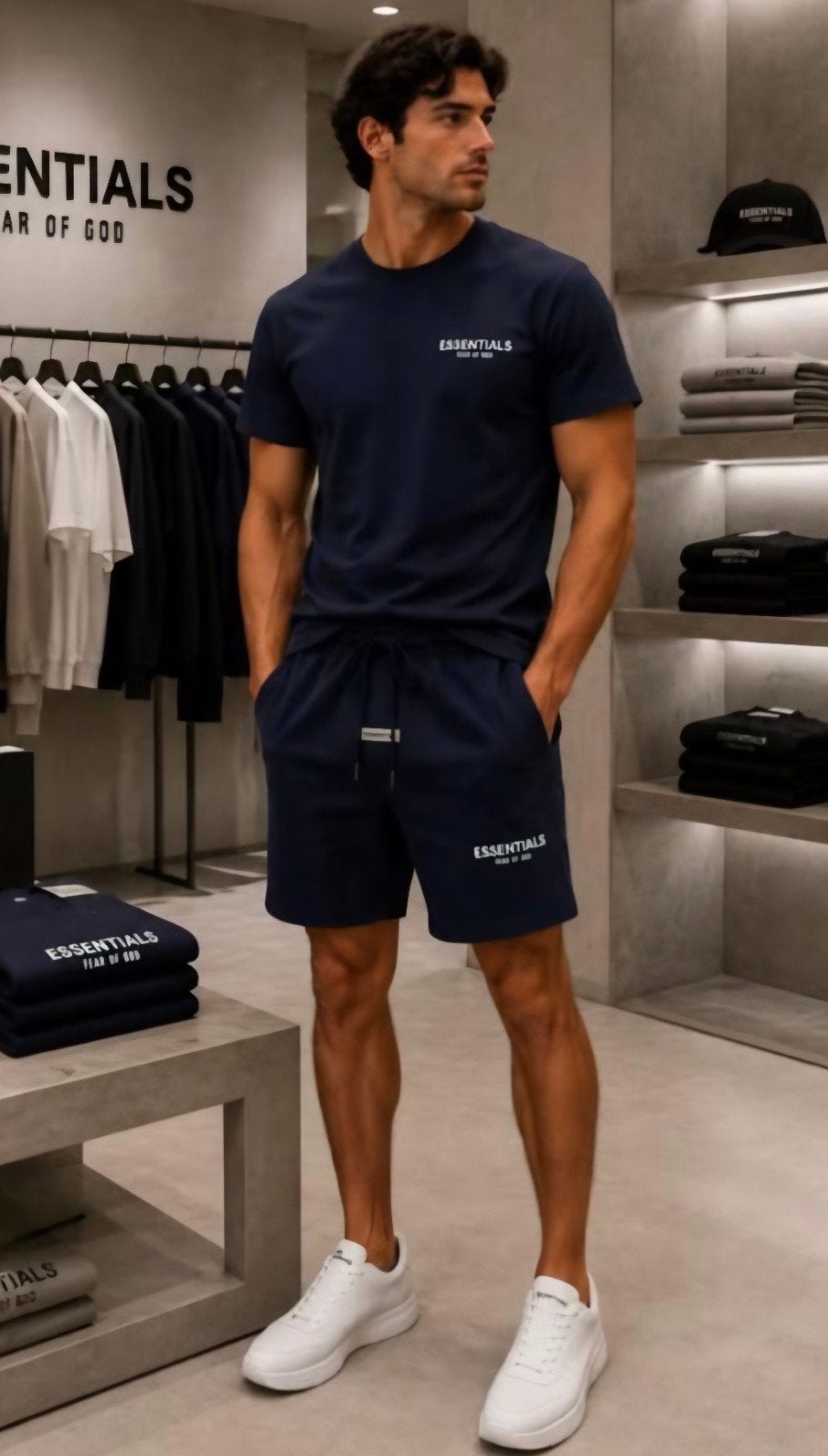 Essentials zomerset nieuw         zomer setjes shirt t-shirt, Kleding | Heren, Zwart, Nieuw, Overige maten, Ophalen of Verzenden