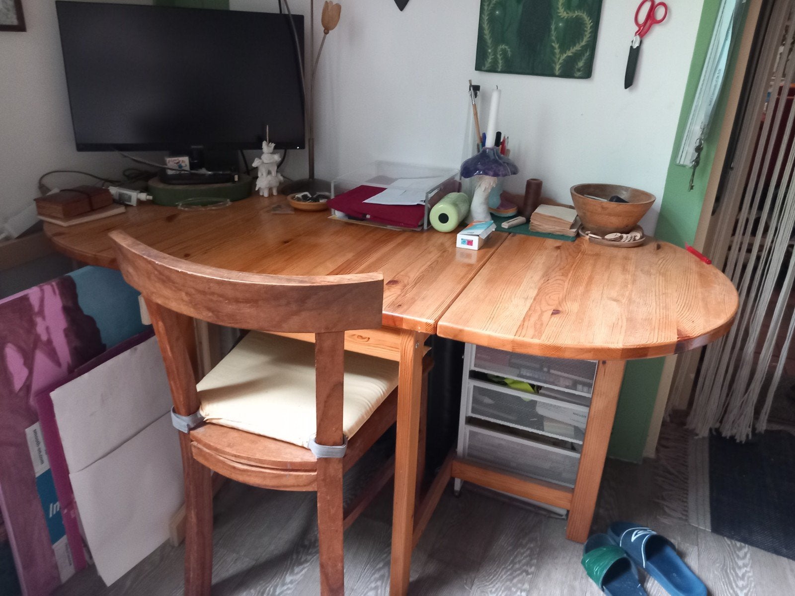 inklapbare eettafel, Ophalen, 50 tot 100 cm, 100 tot 150 cm, Vier personen