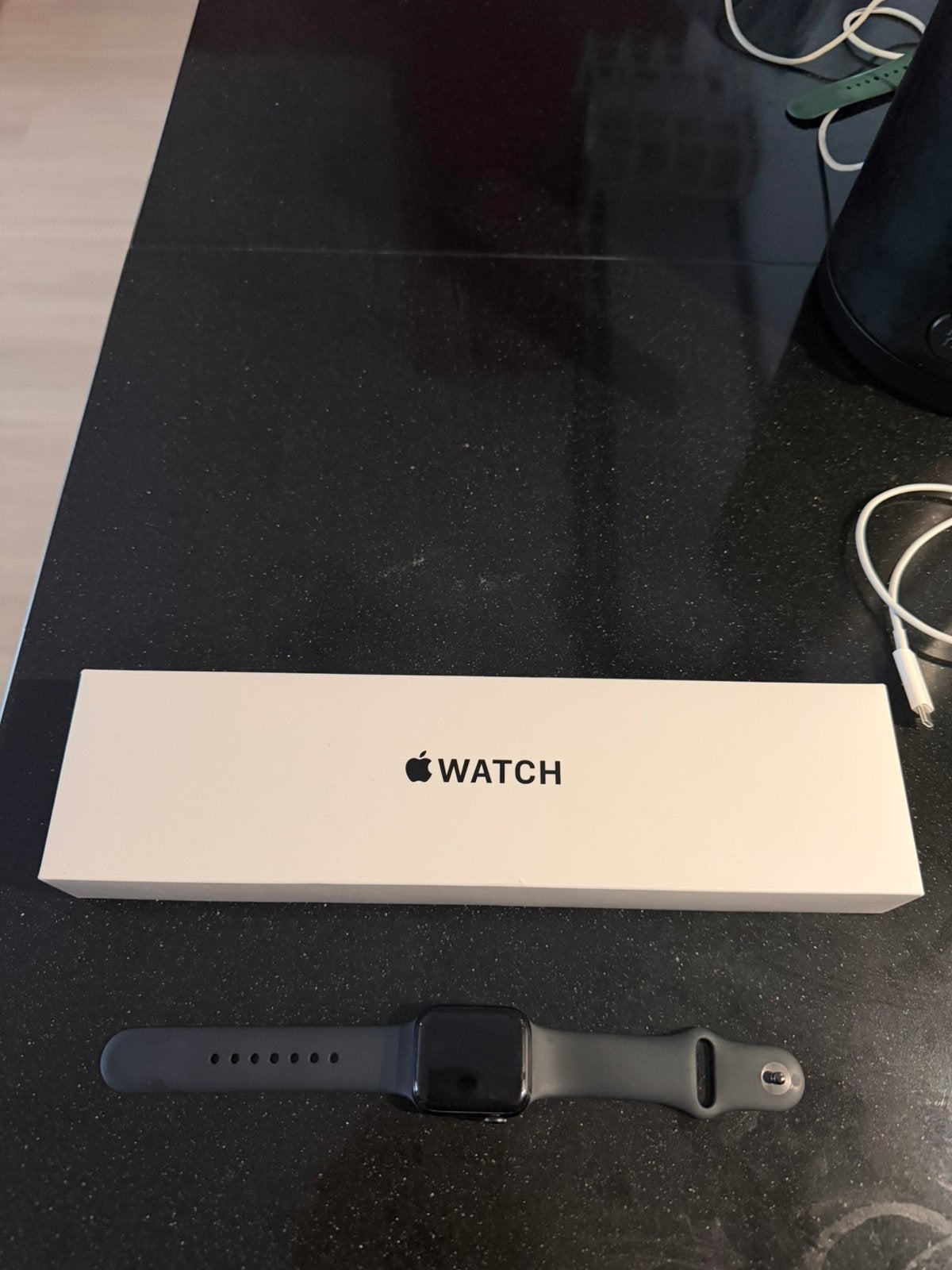 Apple Watch SE 40MM, Apple Watch ⌚️, Zwart, IOS, Ophalen of Verzenden