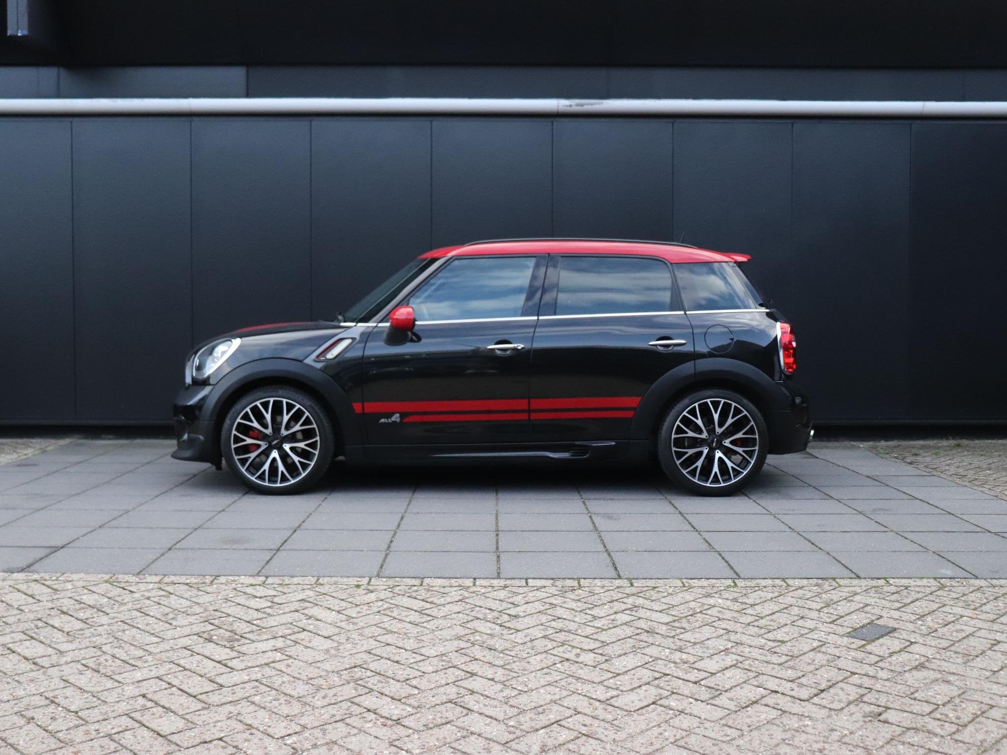 MINI Countryman 1.6 John Cooper Works ALL4 Chili | LEDER | P, Auto's, Euro 5, 1380 kg, Gebruikt, Zwart