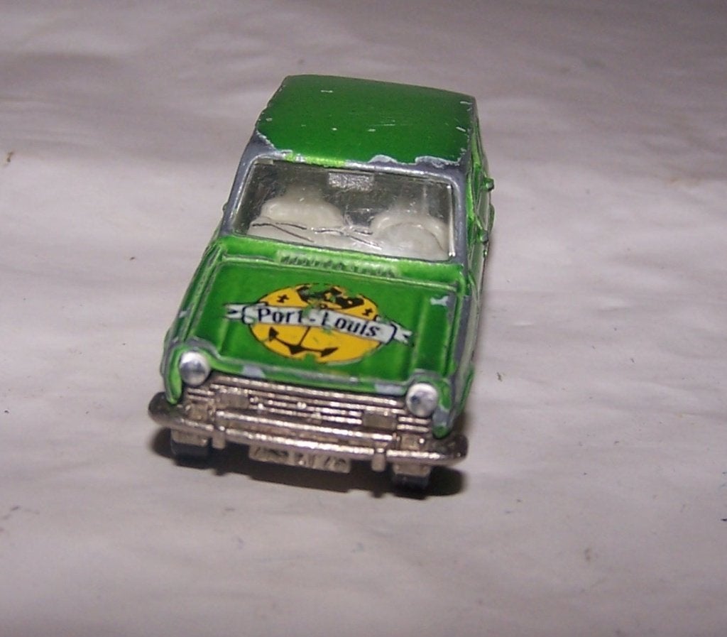 Vintage Majorette Simca 1100 TI model. Igs., Ophalen of Verzenden, Gebruikt, Auto