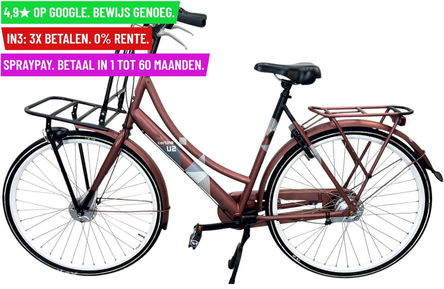Damesfiets CORTINA U2 28"/57cm/3ver - Garantie/Levering, Overige merken, 9713 Bv Groningen, Gebruikt, 56 cm of meer