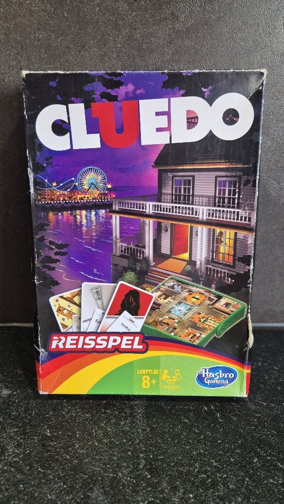 Cluedo reisspel, bordspel, Hasbro, inhoud nieuw. 6B15, Hobby en Vrije tijd, Gezelschapsspellen | Bordspellen, Tweedehands verkoop