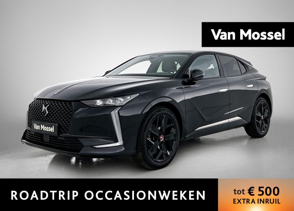 DS 4 1.2 Performance Line | Automaat | LMV | Leder | Trekhaa, Auto's, DS, Gebruikt, Euro 6, 1199 cc, Zwart