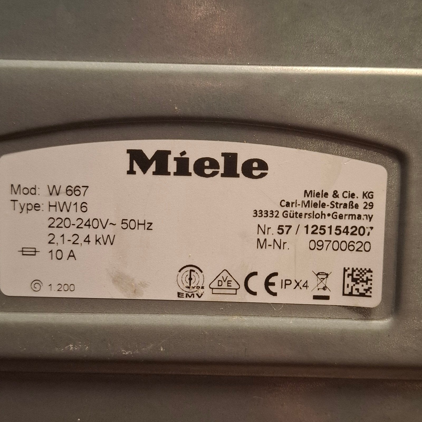 Miele Softcare System W 667 Bovenlader Wasmachine, Witgoed en Apparatuur, Ophalen, 6 tot 8 kg, Info@miele.com, Miele
