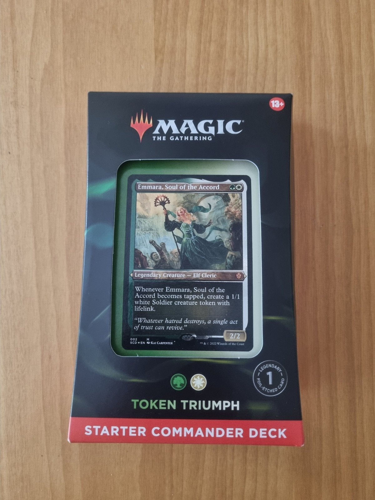 Mtg starter token deck: token triumph, Hobby en Vrije tijd, Ophalen of Verzenden, Nieuw, Speeldeck
