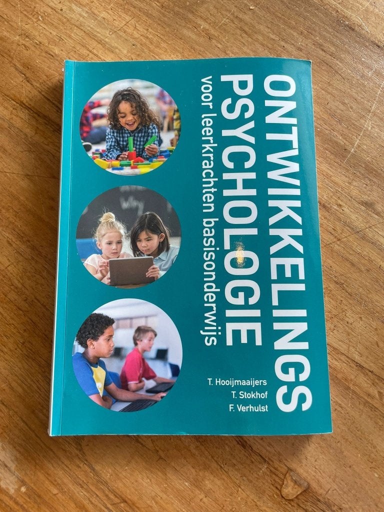 Ontwikkelingspsychologie voor leerkrachten basisonderwijs, Zo goed als nieuw, Alpha, F. Verhulst; T. Stokhof; T. Hooijmaaijers