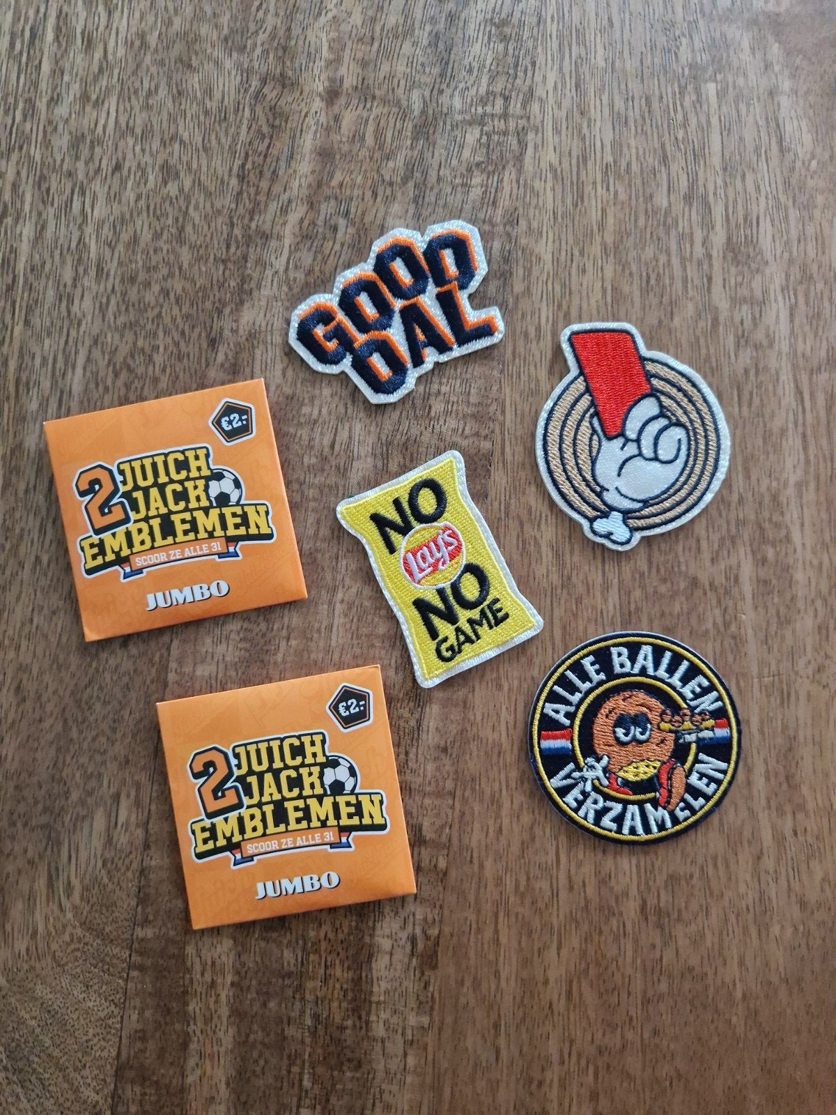 Jumbo juich jack emblemen Wk 2026, Hobby en Vrije tijd, Stickers en Plaatjes, Ophalen of Verzenden, Plaatje